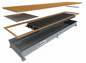 Внутрішньопідлоговий конвектор Polvax KEM 380