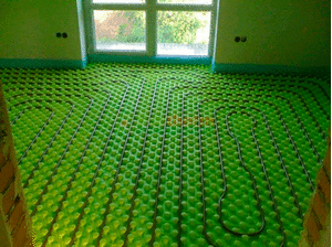 Мати водяної теплої підлоги з фіксаторами Ecotherm