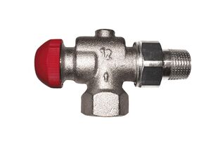 Термостатичний клапан попереднім налаштуванням Herz TS-90-V 1772867, Розмір точний: 1/2, Тип фітинга: Осьовий