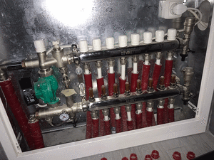 Колектор у зборі з насосом Valtec VT.Valmix.EMNX.0603