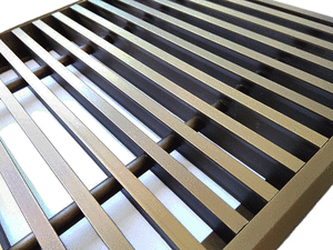 Алюмінієві решітки для конвектора Polvax Бронза