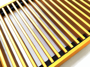 Алюмінієві решітка для конвектора Polvax Premium Золото