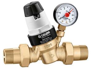 Редуктор тиску води під манометр з змінним моноблочним картриджем Caleffi 535040H