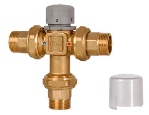 Клапан змішувальний термостатичний триходовий для води Icma 148