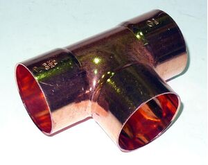 Мідний фітинг трійник з'єднувальний IBP