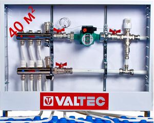 Комплект водяної теплої підлоги на 40м² – 60м² «Стандарт» Valtec