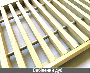 Дерев'яні решітки кольору Білий Дуб для конвектора Polvax