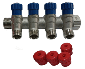 Колектор для води із зовнішньою різьбою HLV