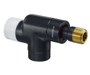 Термостатичний клапан чорний Oventrop 1163232, Колір: Чорний, Тип фітинга: Осьовий