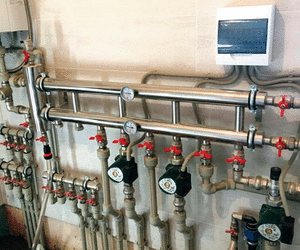 Колектор для опалення з нержавіючої сталі Valtec MK.VAR42.SS.060604