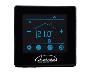 Комнатный термостат черного цвета Carrera FT-09