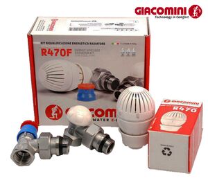Комплект радіаторний кутовий Giacomini R470FX003