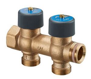 Коллектор для воды (гребенка Овентроп) Oventrop Multidis R 3/4х3/4 на 2 выхода