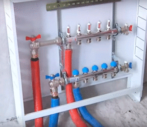 Колектор в зборі з витратомірами Rehau HKV-D