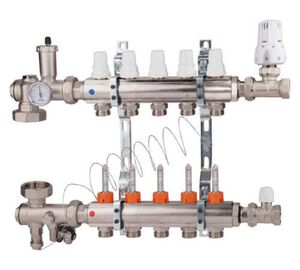 Колектор в зборі з витратомірами та насосним вузлом ICMA A3K013, Кількість виходів: 2 виходи