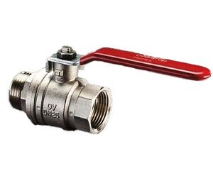 Кульовий кран зі сталевою ручкою Oventrop Optibal 10762