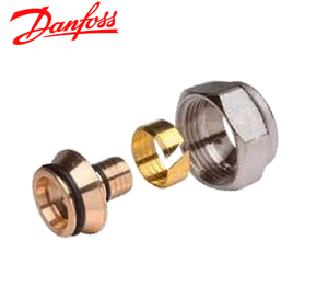Фітинг для теплої підлоги під євроконус Danfoss 013G4186