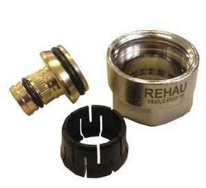 Фітинги різьбозатискне з'єднання для труб flex/his/pink Rehau Rautitan
