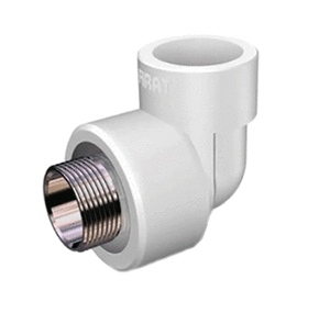 Кутник з зовнішньою різьбою Firat White