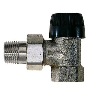 Термостатический клапан Honeywell V2000EBB угловой