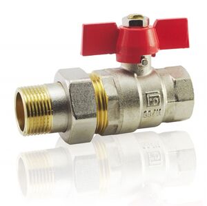 Кульовий прямий кран з американкою KА1 New