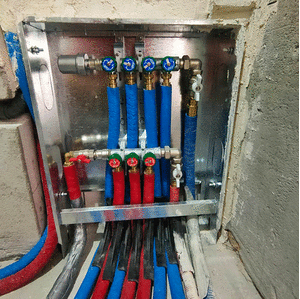 Колектор для води під євроконус із регулюючими вентилями FAR FK 3821EU