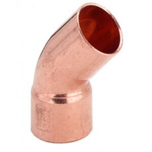 Колено 45° (1 муфта), медные фитинги IBP