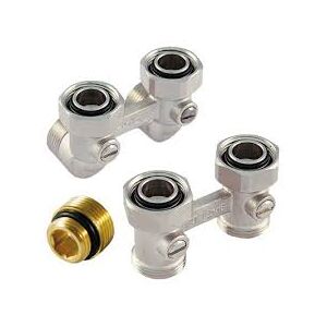 Вузол нижнього прямого підключення радіатора Djoul