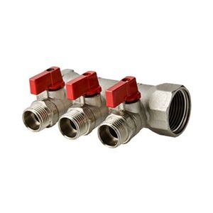 Коллекторы Valtec VTc.580.N с шаровыми кранами