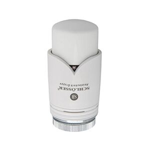 Термоголовка для радіатора білого кольору Schlosser Brillant 600200002