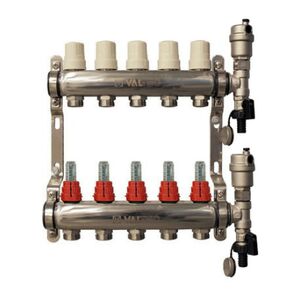 Коллекторы в сборе Valtec VTc.589. EMNX с расходомерами