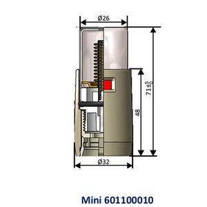 Schlosser Mini 601100010 на зажим