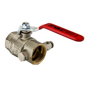 Кран кульовий з дренажем і відвідником повітря Valtec VT.245