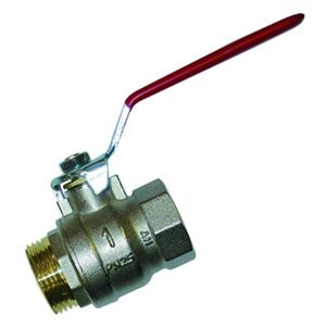 Кульовий кран зі сталевою ручкою IVR 919 Evermid Plus