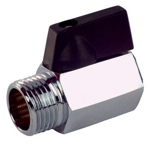 Кульовий кран міні Fado KM02, Тип різьби: Внутрішня-зовнішня, зображення 2