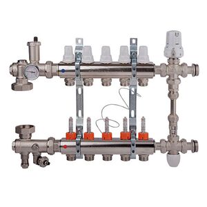 Колектор в зборі з насосно-змішувальним вузлом ICMA K0111, Кількість виходів: 2 виходи