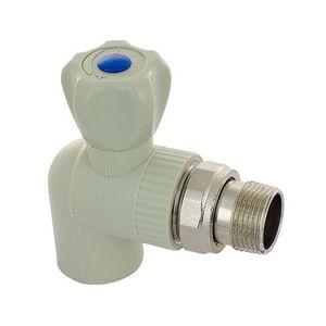 Кран ппр радіаторний кутовий Fado PRK01