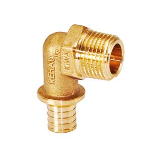 Натяжний фітинг кутник з зовнішнім різьбленням Rehau Rautitan RX, Розмір точний: 16-1/2