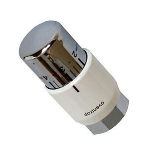 Термоголовка колір білий-хром для радіатора Oventrop Uni SH 1012065