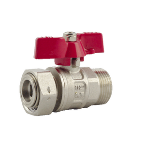 Кульовий кран з накидною гайкою Fado KG01 New