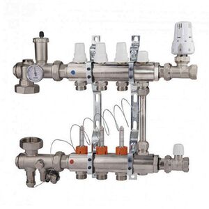Колектор з витратомірами з термостатичною та насосною групою ICMA A2K013, Кількість виходів: 2 виходи
