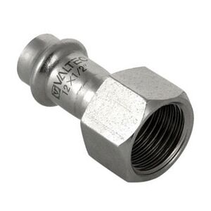 Соединительная муфта нержавеющая c внутренней резьбой Valtec VTi.902, Тип резьбы: Внутренняя, Размер: 15-1/2