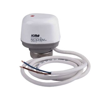 Сервопривід для опалення М28х1,5 нормально відкритий ICMA 983-980, Модифікація: NO, Напруга живлення: 220