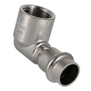 Кутник з внутрішнім різьбленням з нержавіючої сталі Valtec VTi.952.I, Розмір точний: 15-1/2