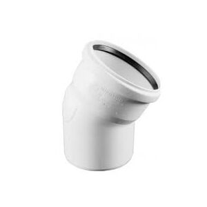 Каналізаційний фітинг коліно Rehau Raupiano Plus, Кут поворота: 15°, Розмір точний: 50, зображення 2