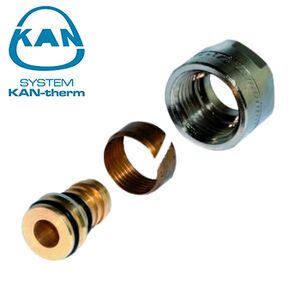 Фітинг для теплої підлоги під євроконус 1/2 KAN-therm