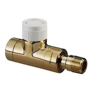 Oventrop 1163172  Термостатический клапан для радиатора прямой цвет золото