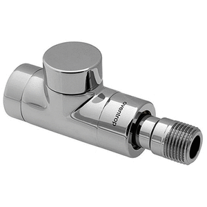 Запірний прямий радіаторний кран кольору хром Oventrop Combi E 1167052