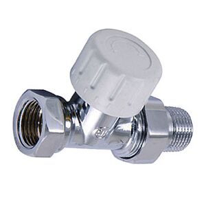 Термостатический хромированный клапан Schlosser Standart 601200026 прямой