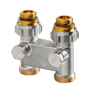 Перехресний прямий вузол для нижнього підключення Oventrop 1016363